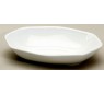 White Porcelain Scroll Edge Dish
