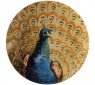 Blue Peacock Plate
