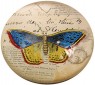 Red and Blue Butterfly Paperweight